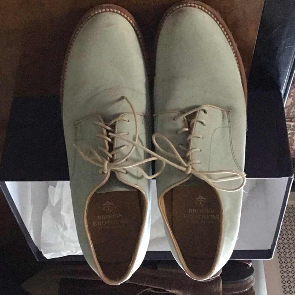 Men’s Blue Suede Shoes